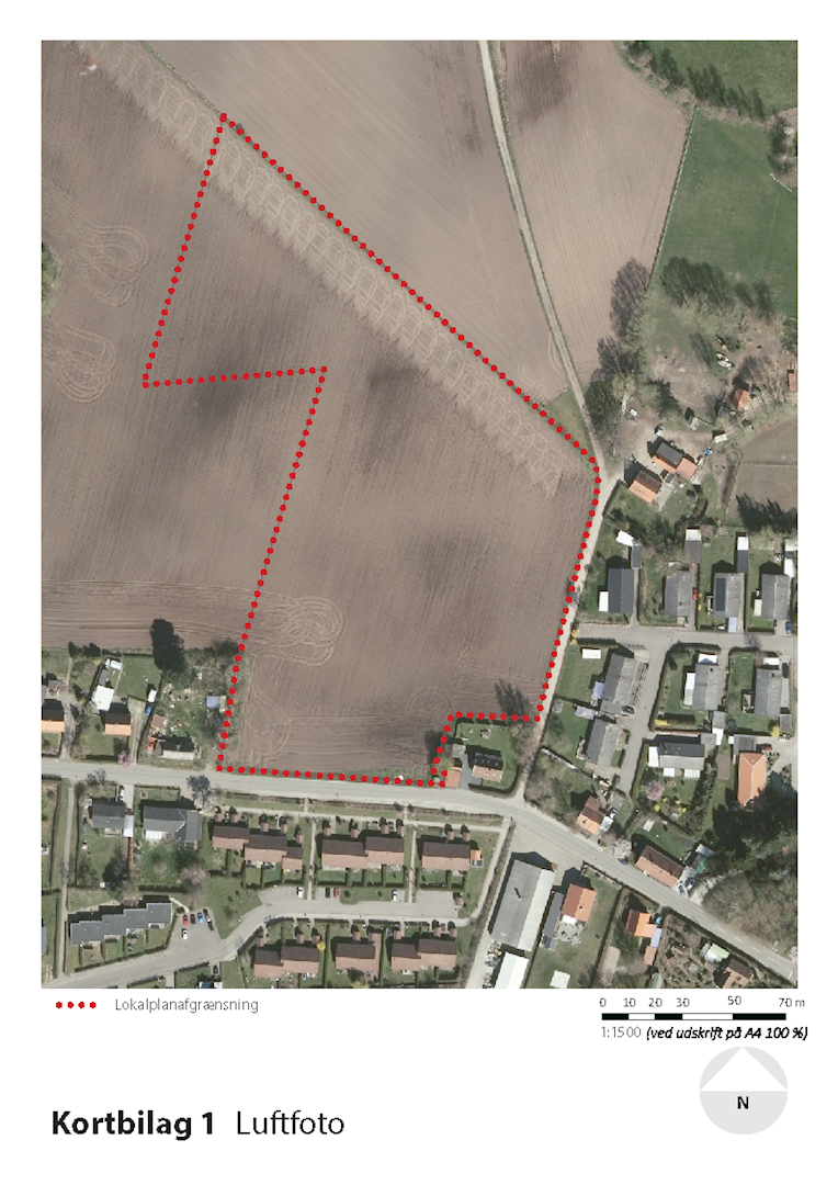 Kortbilag 1 -Luftfoto