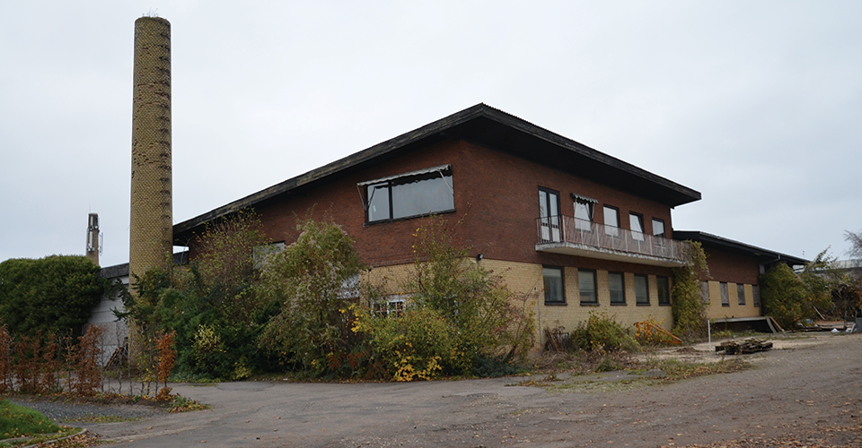 Industribygning mod nord