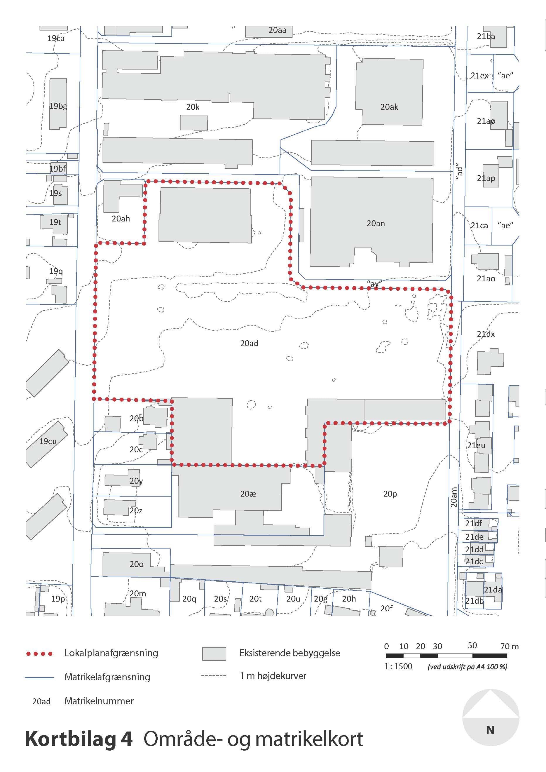 Kortbilag 4: Område- og matrikelkort
